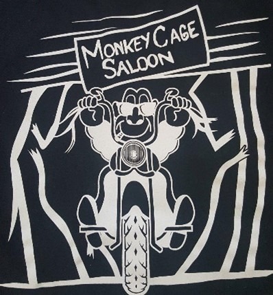 Monkey Cage Saloon bike rally sponsor