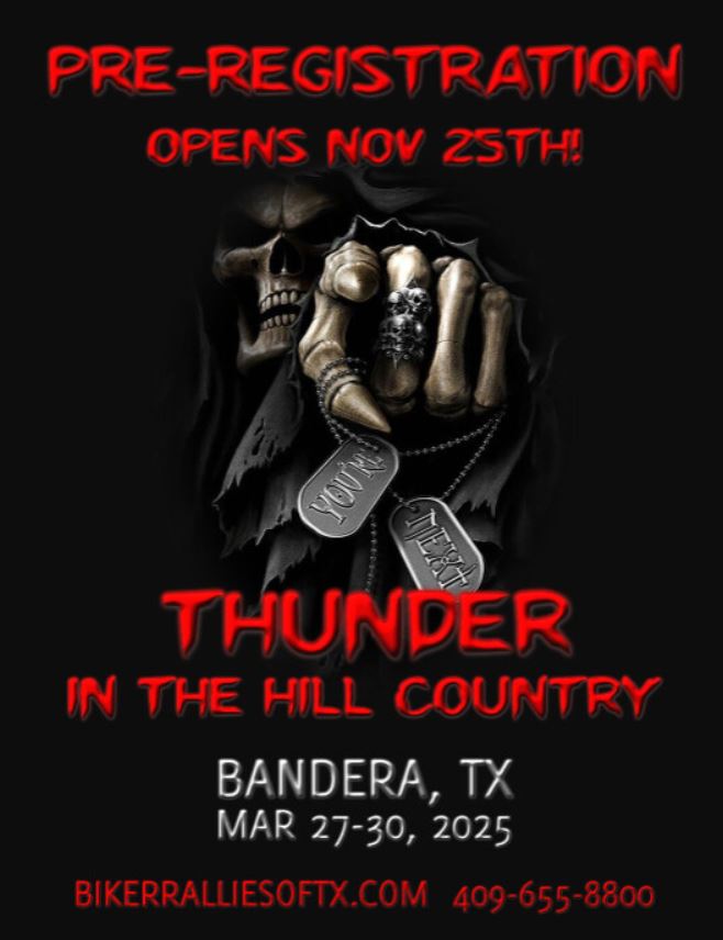 Register for Biker Rallies of Texas